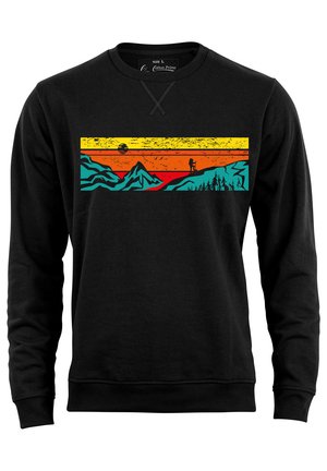 Cotton Prime LET'S HIKING - Sweatshirt - schwarz
