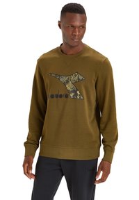 Diadora LOGO CHROMIA PER - Felpa - olive green