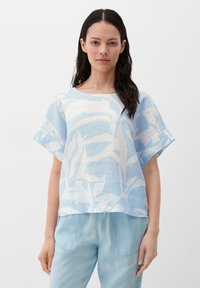 s.Oliver T-Shirt print - hellblau