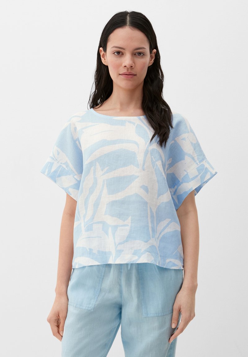 s.Oliver T-Shirt print - hellblau
