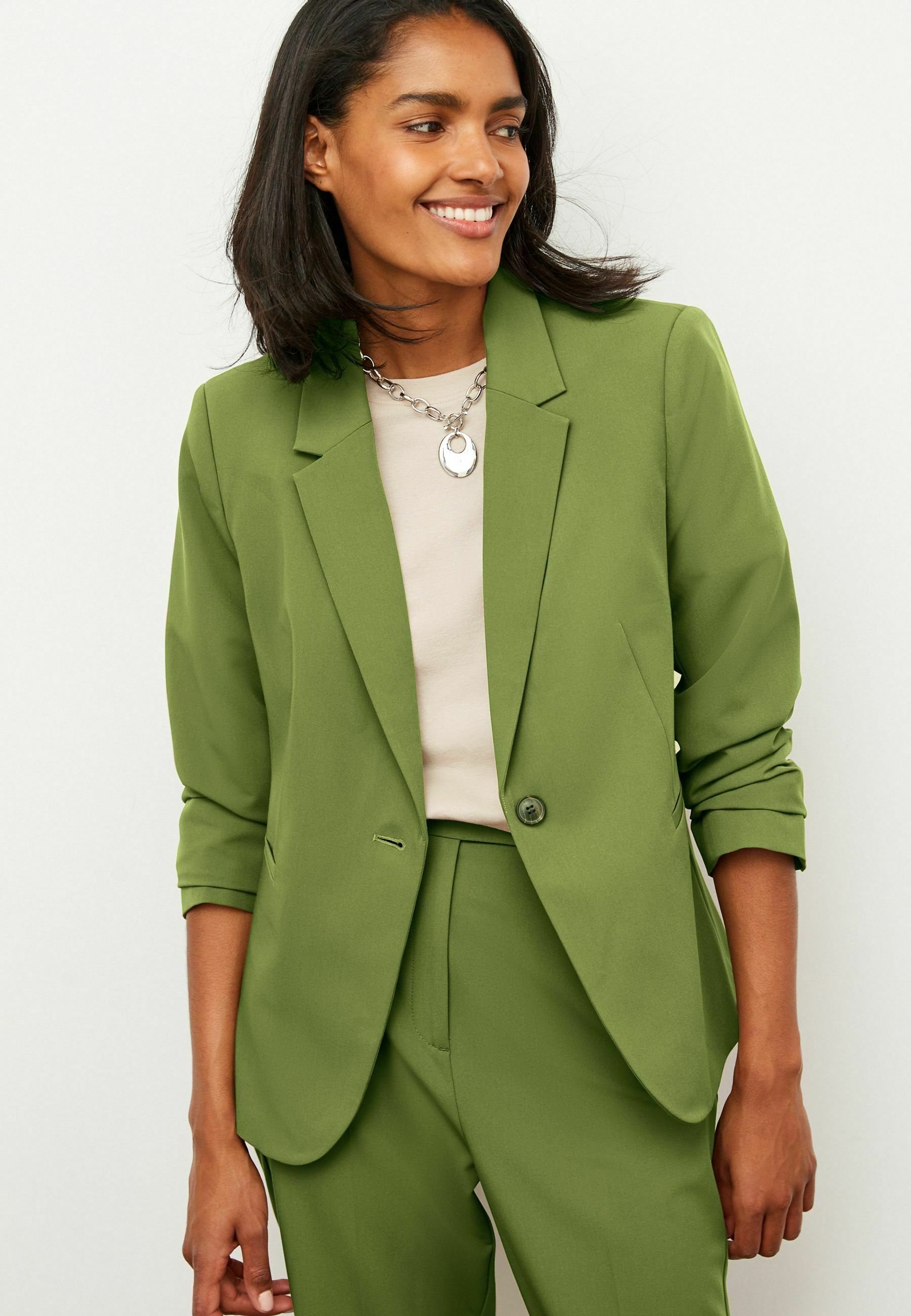 Next SLIM FIT - Blazer - khaki green 