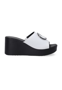 VENEZIA Mules med hæl - white