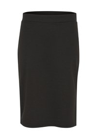 Kaffe Bleistiftrock - mottled black