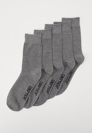 JACJENS SOCK 5 PACK - Ponožky - light grey melange