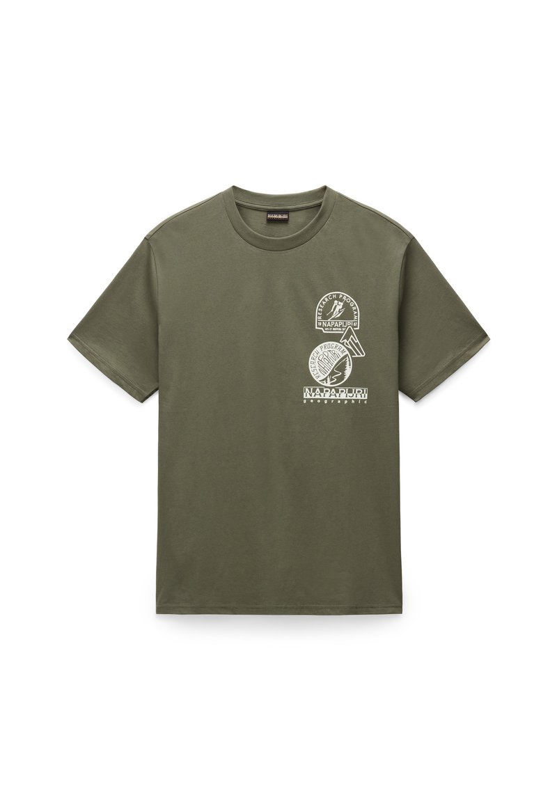 Napapijri T-shirt print lichtgroen