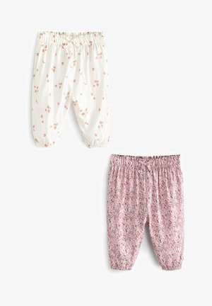 2 PACK SLOUCH - Pantaloni sportivi - pink white floral