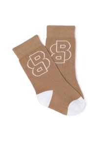 BOSS Kidswear 3 PACK - Chaussettes - black/white/beige