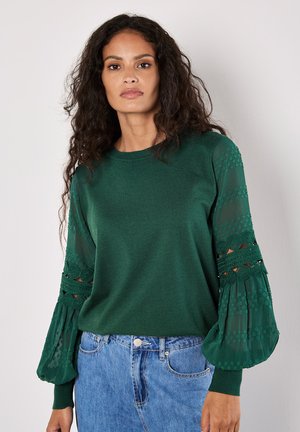 Apricot Strickpullover - green