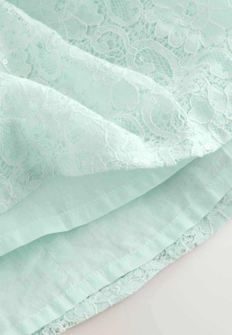 green emerald velvet dress Pale Green Floral Crosshatch A-line Midi Dress | Lorelai