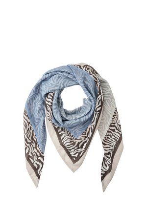 Street One DREIECKSTUCH MIT GRAFISCHEM MUSTER - Fular - drift blue