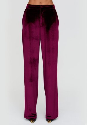 LANGE VALERIE STRAIGHT LEG - Trousers - burgundy