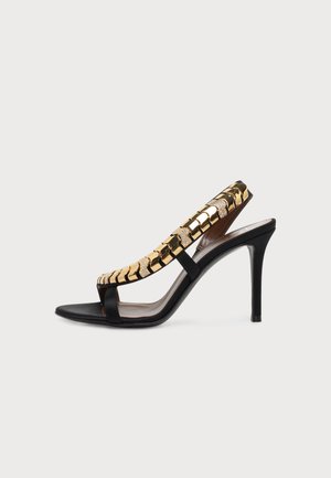 Giuseppe Zanotti, RASO DOPPIATO - Сандали с висок ток - nero