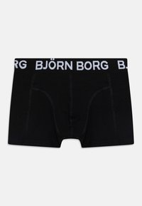 Crne bokserice izrađene od mekanog materijala, sa širokim crnim pojasom na kojem se u bijelom boji nalazi logo "BJÖRN BORG". Dizajnirane za udobnost s uskim fitom.