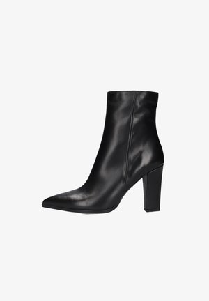 Notre-V, NOTRE-V DAMES ENKELLAARSJES 67139. - Enkellaarsjes met hoge hak - seta nero