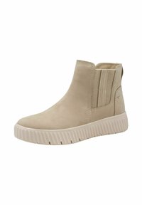 Tamaris CHELSEA - Bottines à plateau - beige