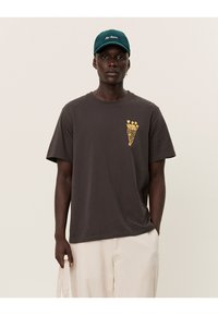 Les Deux BOUQUET - Marškinėliai su spaudiniu - charcoal