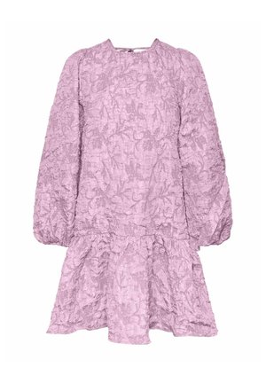 Pieces, PCGRETCHEN LS SHORT DRESS D2D DMO - Nappali ruha - pink tulle