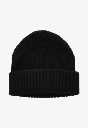 REGULAR FIT - Kootud müts - black
