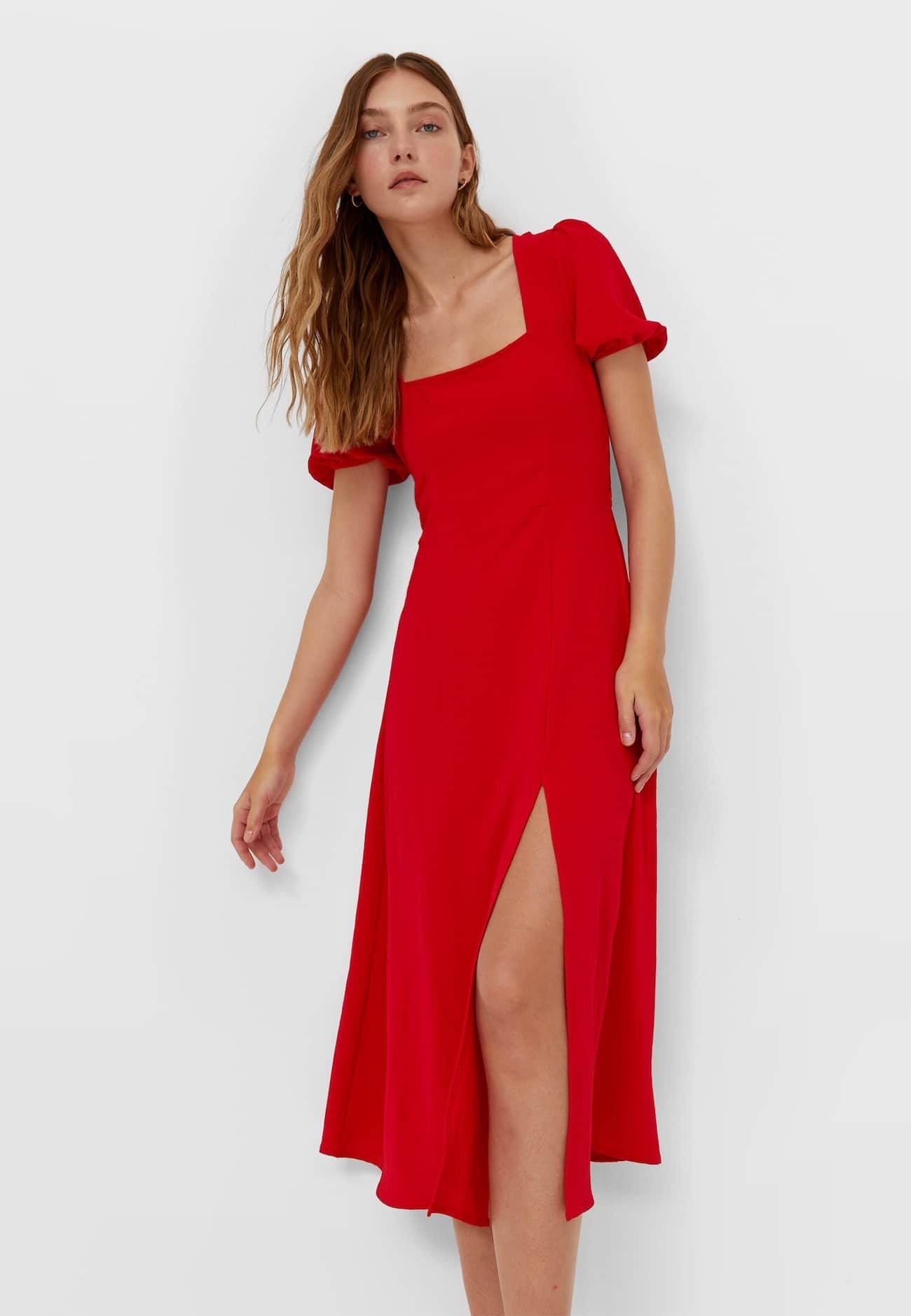 robe rouge zalando