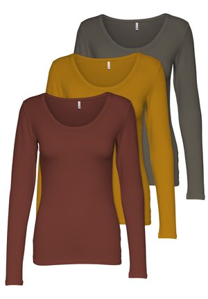 3 PACK - Long sleeved top - mix 3 bh gy ka