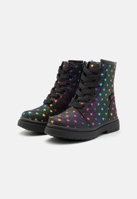 LICO ISALIE - Stivaletti stringati - black/multi-coloured