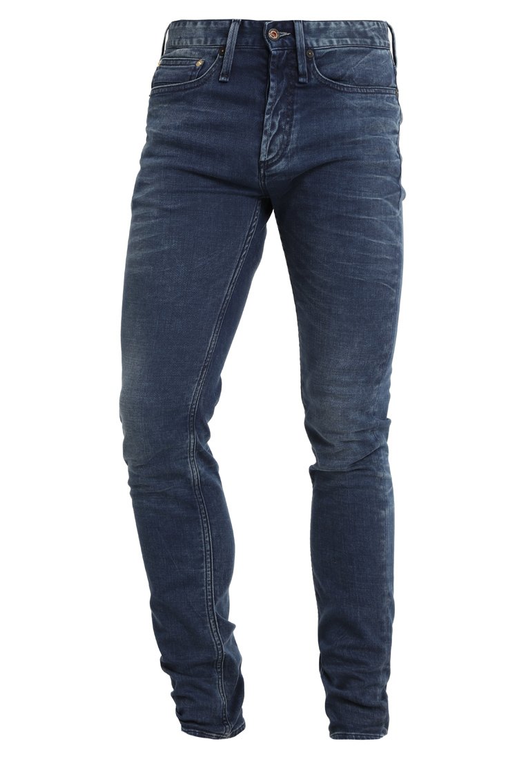 Denham Jeans Skinny Fit donkerblauw denim