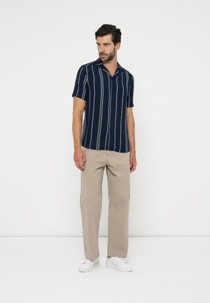 Pier One, Chemise - dark blue, white