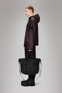 PUFFER MIX TOTE BAG MINI W3 UNISEX - Shopping bag - black
