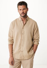 Mexx - Basic Linen Shirt - Chemise - sand Image miniature 1