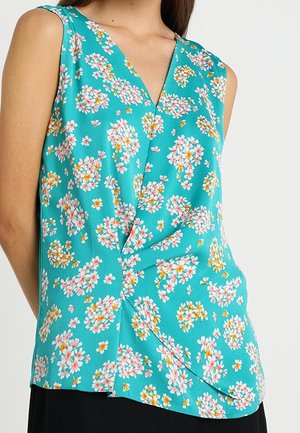Blouse - turquoise