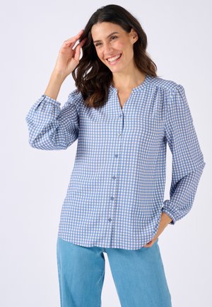 CHECKED  - Camicetta - petits carreaux bleu