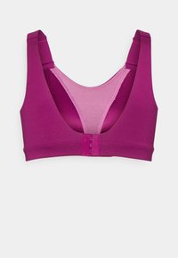 Nike Performance ALPHA BRA - Sutiã desportivo de alto suporte - sangria/light bordeaux/light bordeaux/black