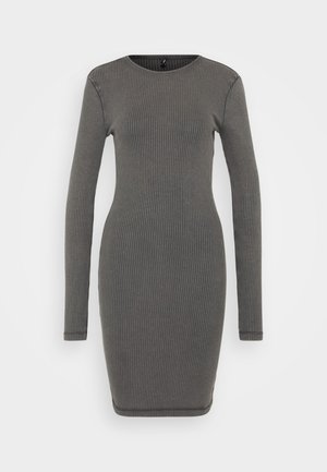 ONLY Tall ONLFELINA O NECK DRESS - Rochie tip creion - black washed