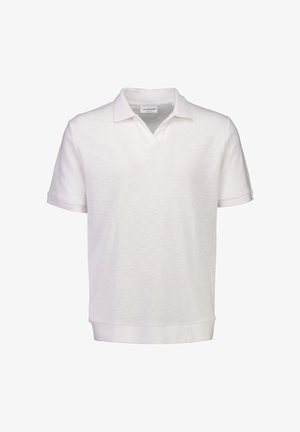 Lindbergh, OPEN COLLAR STRUCTURE - Polo shirt - white