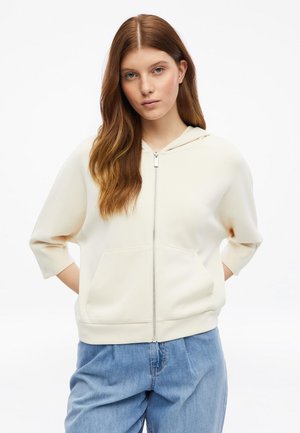 s.Oliver, Sweat zippé - creme
