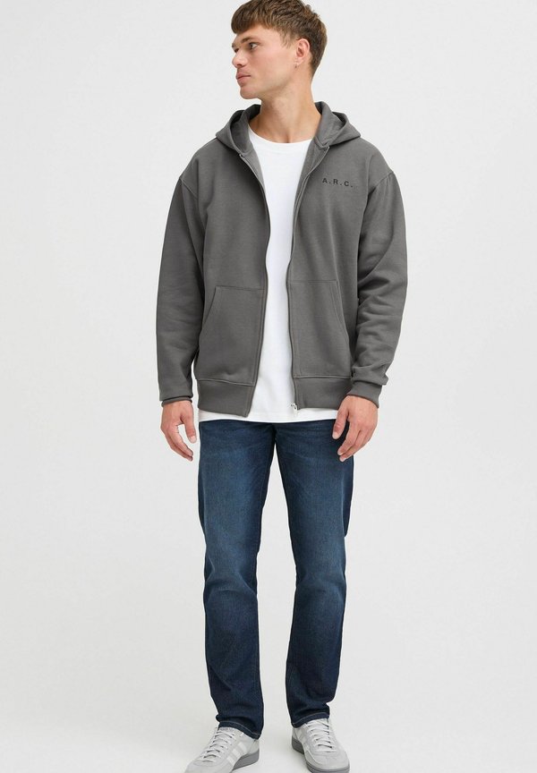 SDHENNE - Zip-up sweatshirt - iron gate2