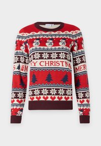 VISNOWMAN CHRISTMAS - Pulover - mars red