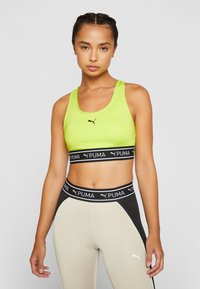 Puma KEEPS BRA - Športni modrček s srednjo podporo - lime pow