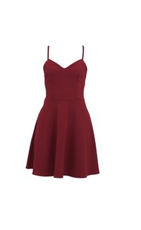HALLIE - Cocktailjurk - wine