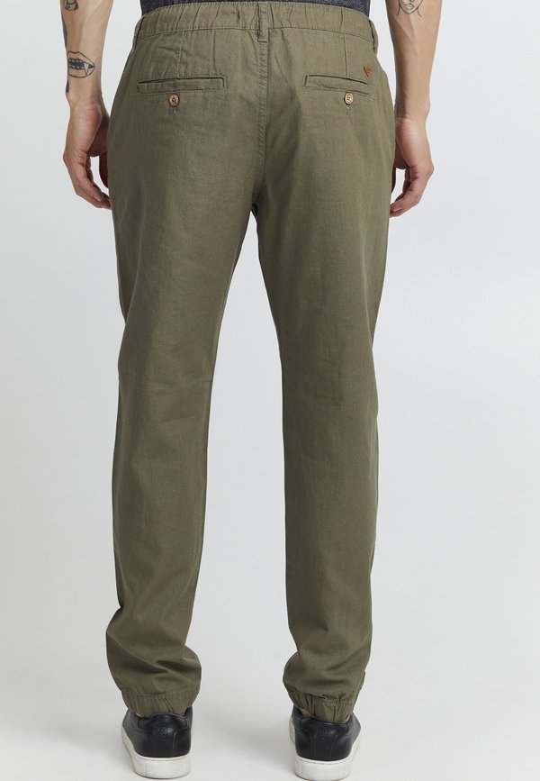 BHLENNIK LINEN MIX - Chinos - dusty olive4