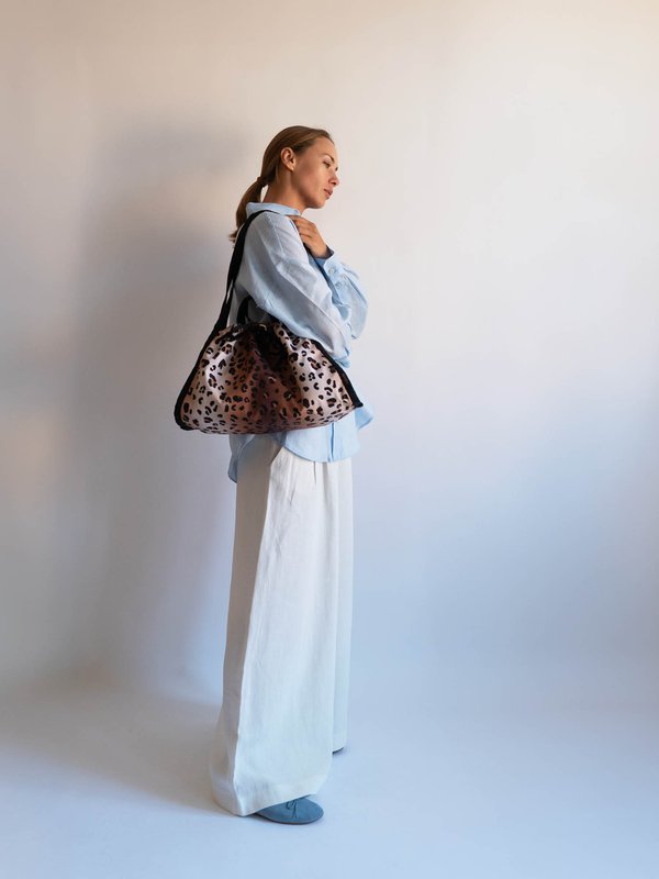 SAGE MEDIUM - Tote bag - leopard3