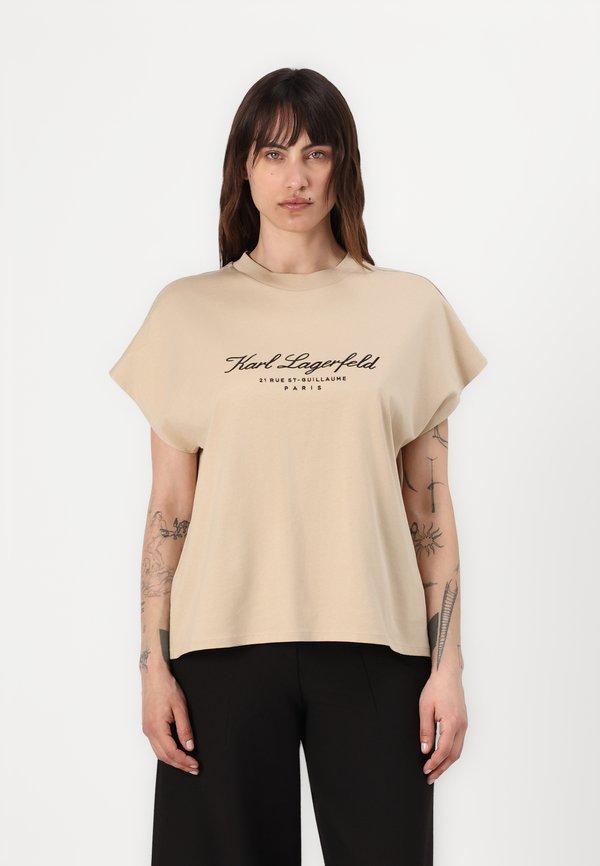 SIGNATURE - Print T-shirt - hummus