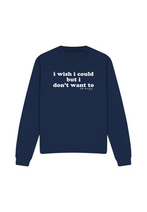 Cotton Soul, FRIENDS I WISH I COULD BUT... - Sweatshirt - dark blue