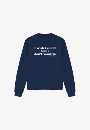 Cotton Soul, FRIENDS I WISH I COULD BUT... - Sweatshirt - dark blue