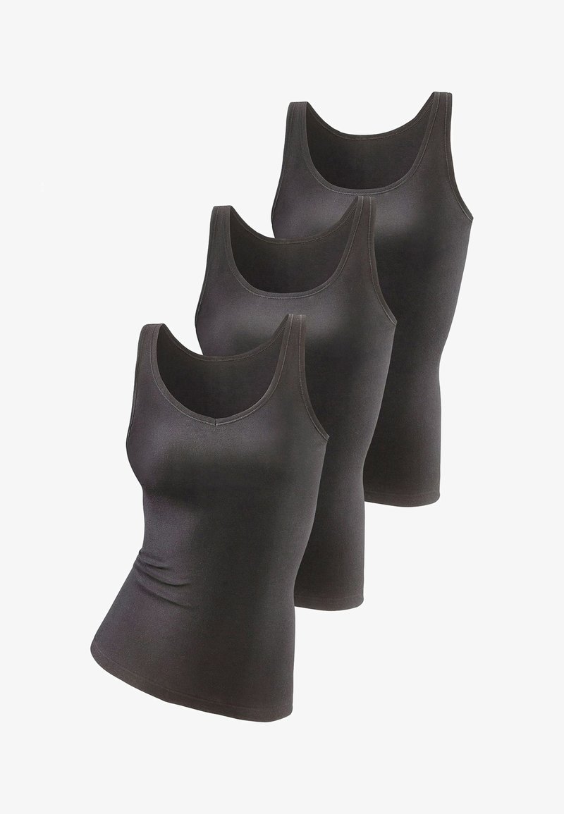 LASCANA 3 PACK - Hemd - schwarz