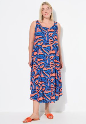 ABSTRACT PRINT SLEEVELESS - Jurk - dark indigo