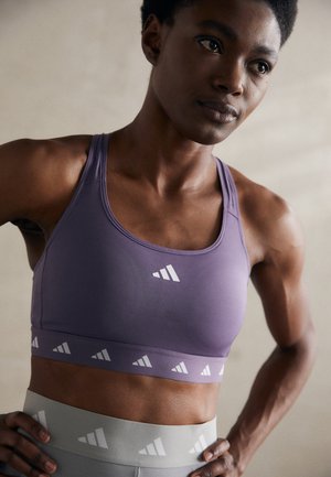 POWERREACT MEDIUM-SUPPORT TECHFIT - Medium support sports bra - shadow violet