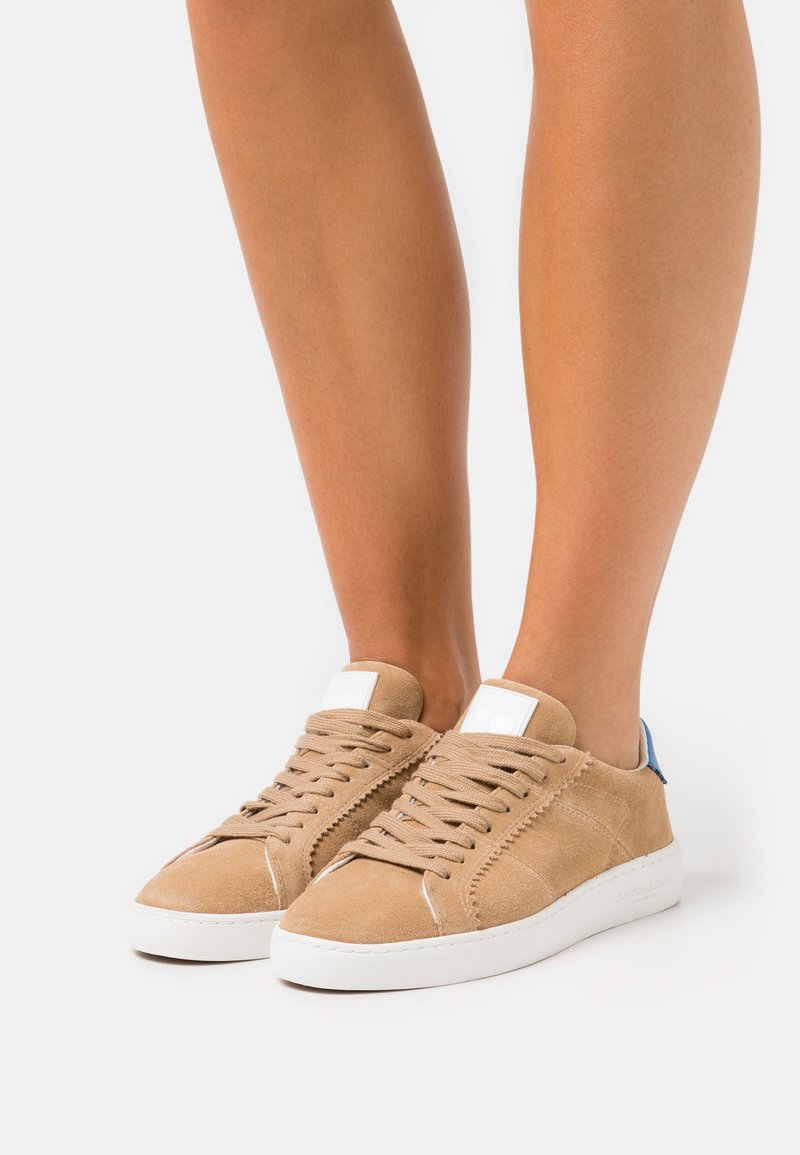 Scotch & Soda PLAKKA - Treniņu apavi - sand/blue
