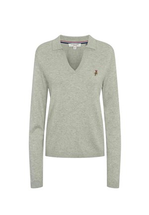 U.S. Polo Assn., UWLILWAN POLO LONG SLEEVE - Poloshirt - grey melange