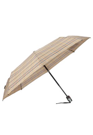MEDIUM DUOMATIC - Paraguas - check beige